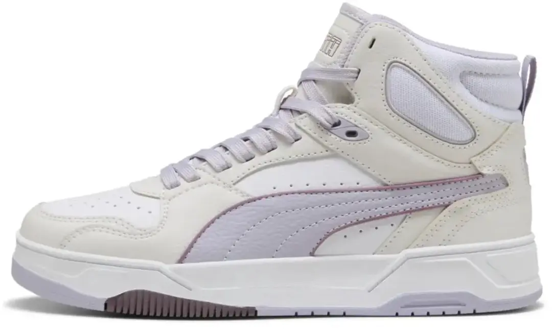 Puma rbd break mid in de kleur grijs.