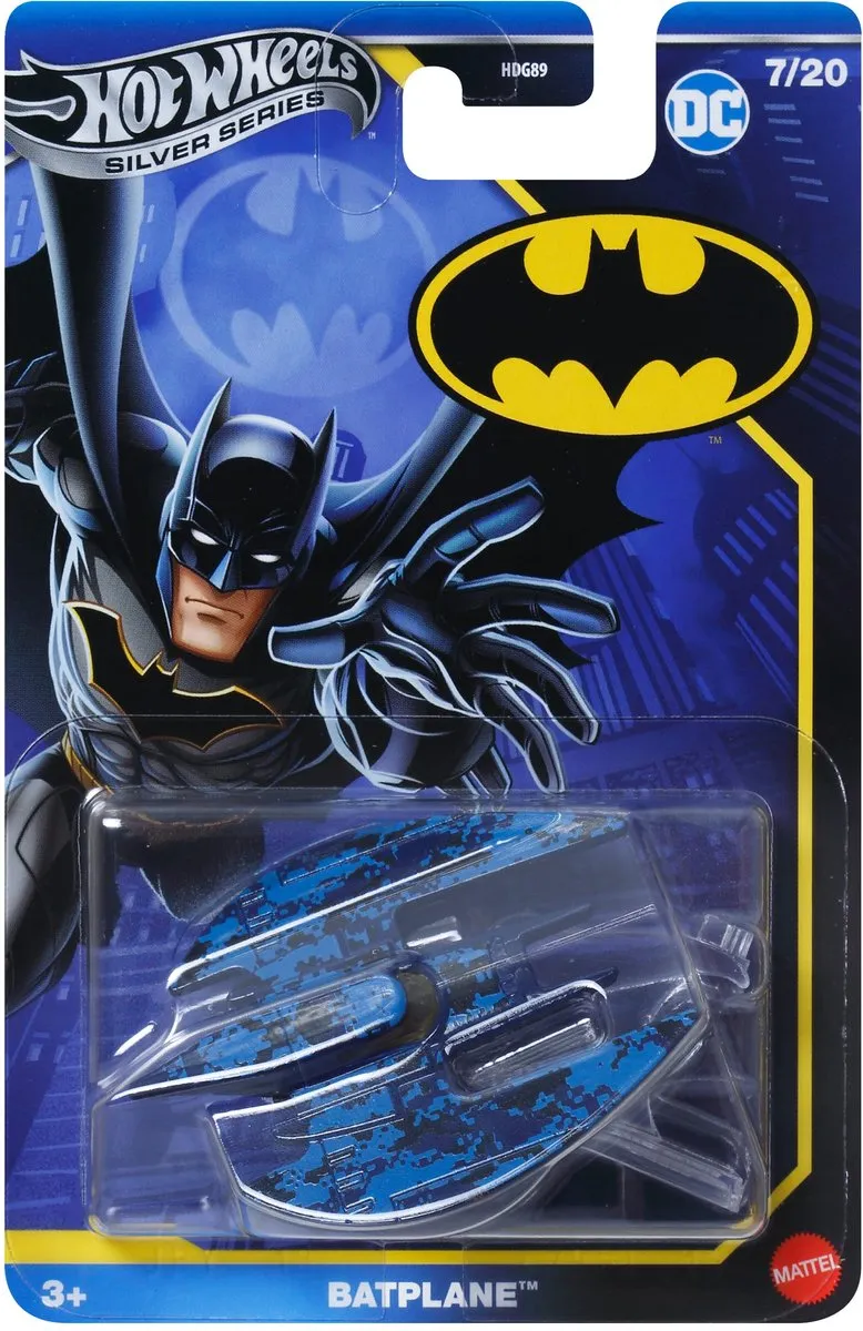 Hot Wheels JBY13 Vliegtuig - Zwart/Blauw