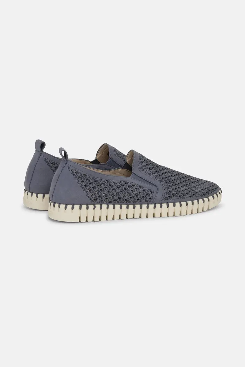 Ilse Jacobsen Tulip Instapper Heren TULIP140MEN - Grey Blue - afbeelding 6 van 6