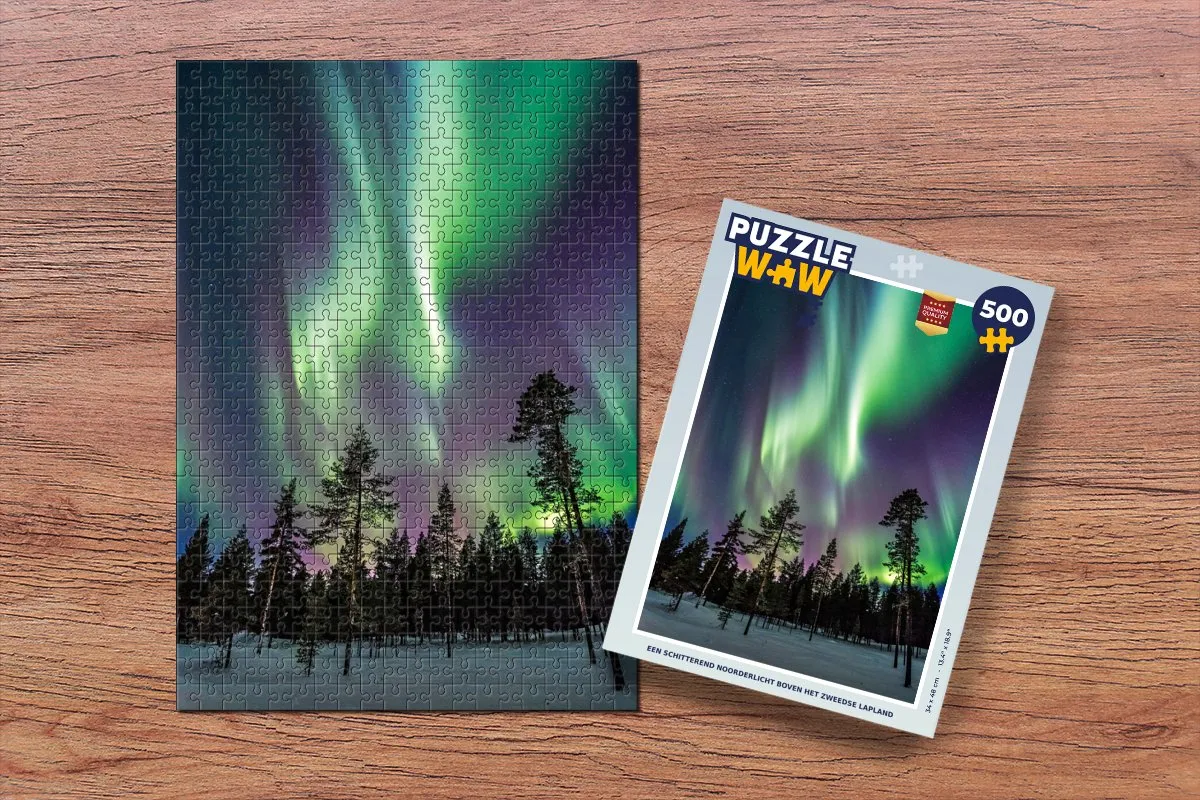 PuzzleWow Lapland Legpuzzel 500 Stuks
