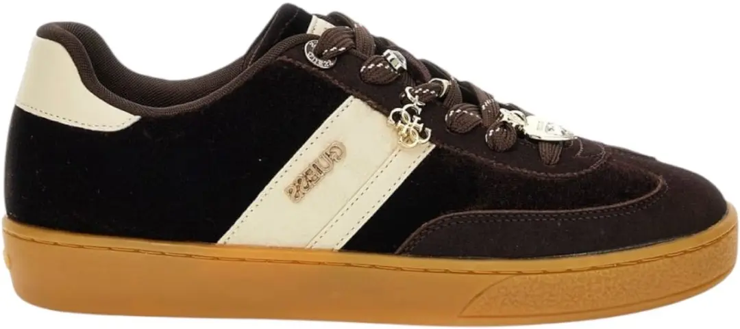 Guess Naoki Dames Sneakers - Bruin - Maat 41 - afbeelding 6 van 6