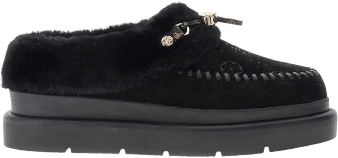 Guess Dames Mocassin Zwart FLFKEYLEA19/BLK Kendry
