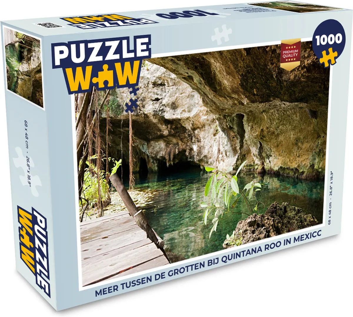 PuzzleWow Quintana Roo 1000 Stuks Legpuzzel