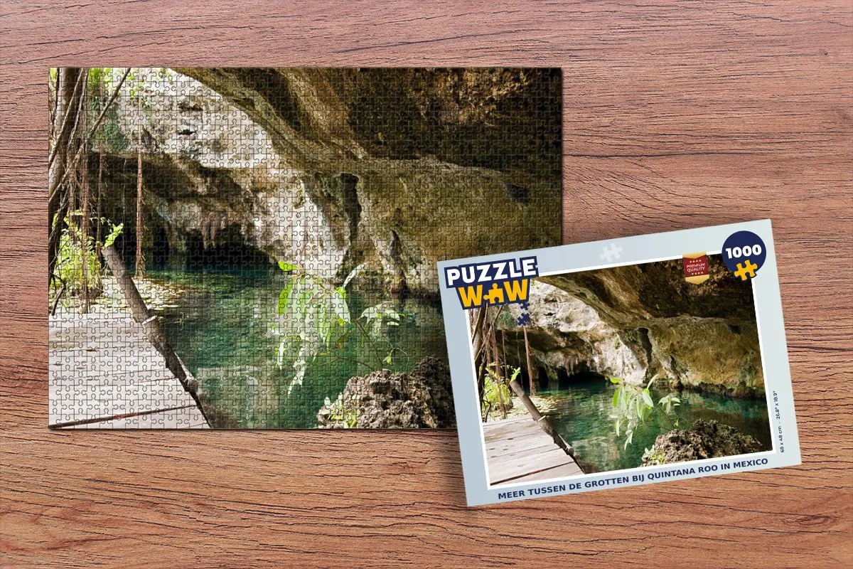 PuzzleWow Quintana Roo 1000 Stuks Legpuzzel - Multicolor