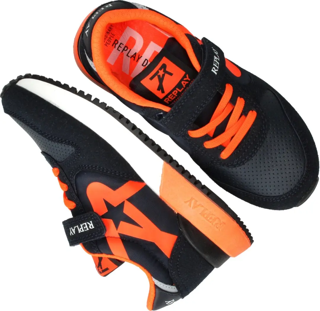 Replay Fiber JR 1 Sneakers - Oranje - afbeelding 6 van 6