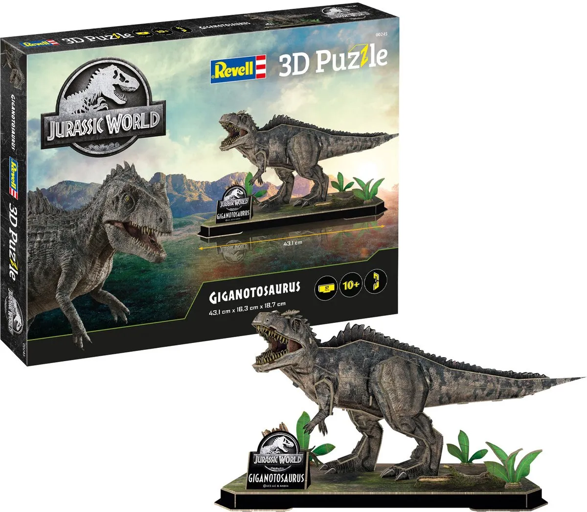 Revell Jurassic World Giganotosaurus 3D Puzzel 60 Stuks - Multi