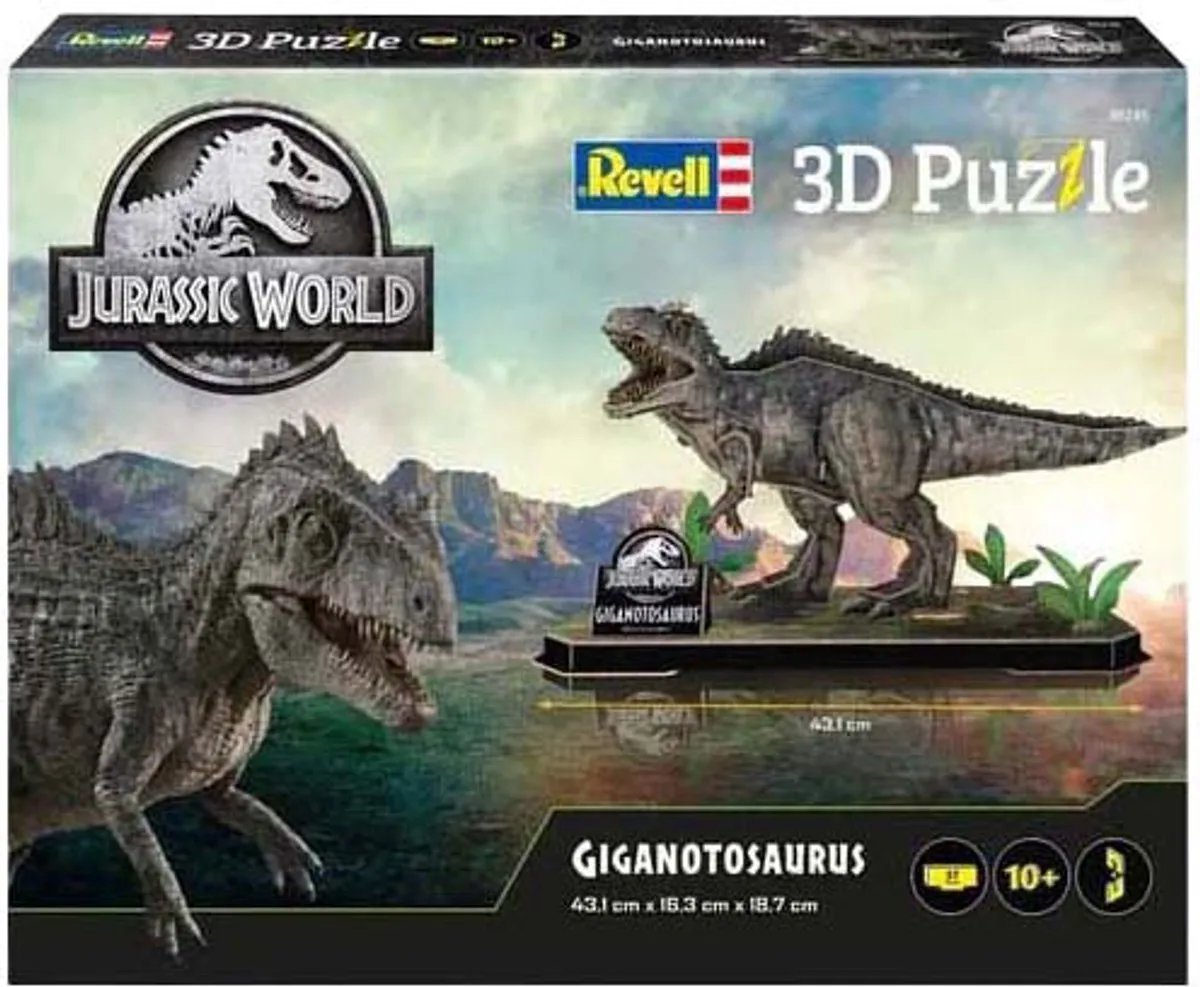 Revell Jurassic World Giganotosaurus 3D Puzzel 60 Stuks - Multi