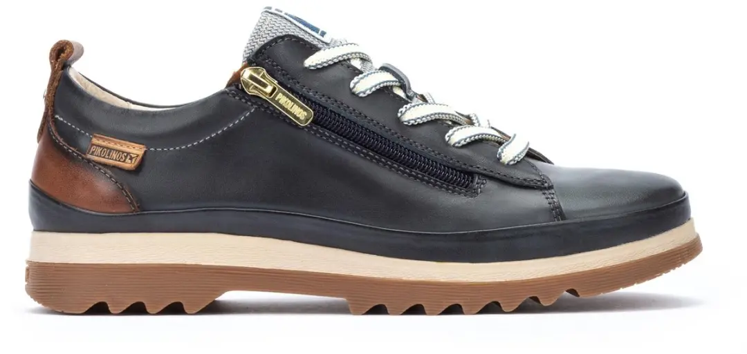 Pikolinos Vigo marine leren sportschoenen