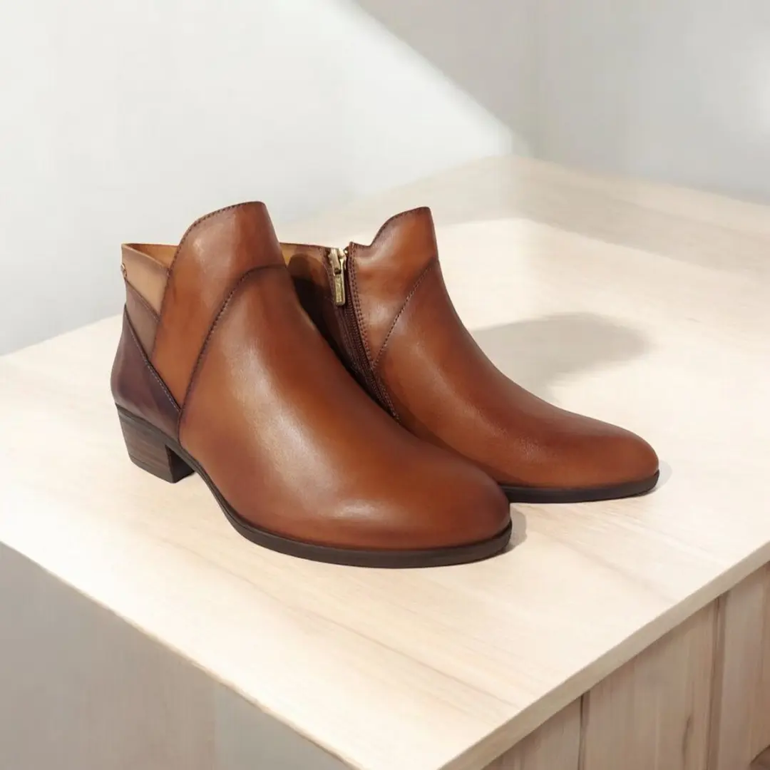 Pikolinos Daroca W1U-8732C2 Korte Laarzen - Cognac - afbeelding 3 van 6