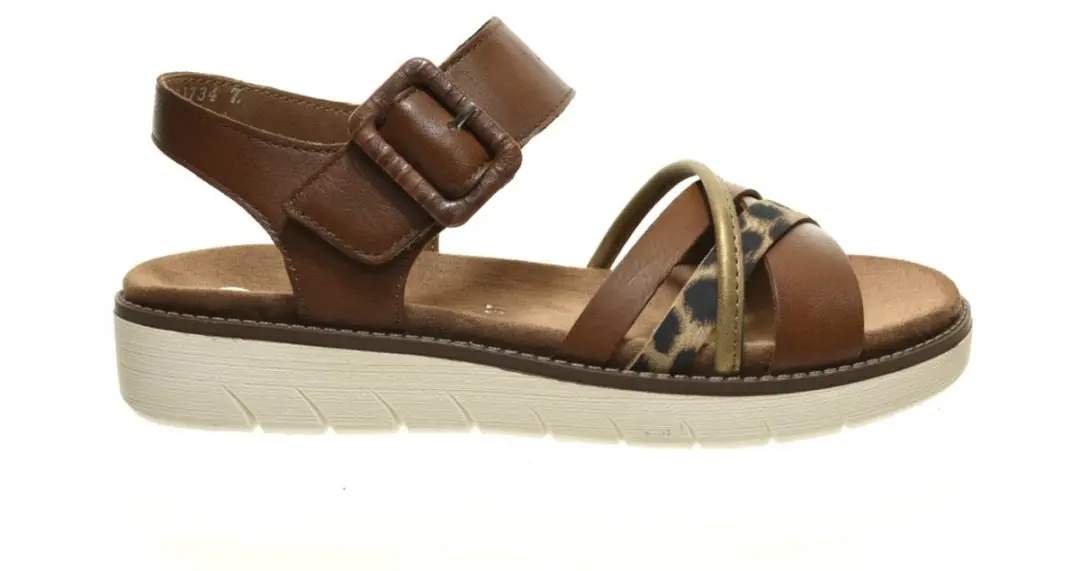 Cognac Sandalen Dames Remonte maat 39