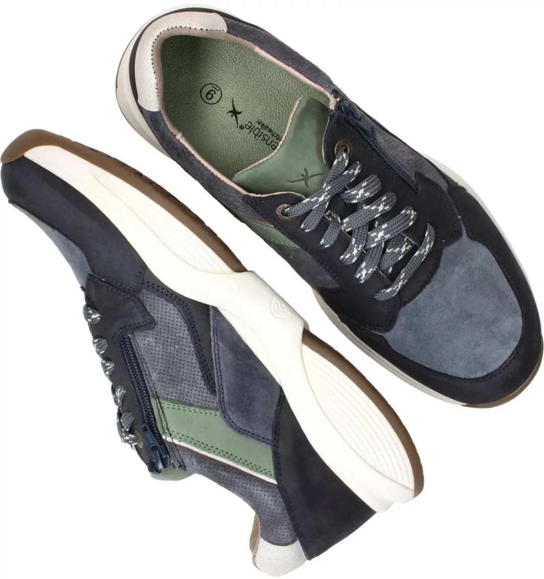 Xsensible SWX14 Stretchwalker Sneakers - 46 - Blauw