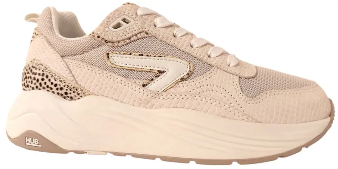 Hub Glide Light Lage Sneakers 37 - Beige - afbeelding 3 van 6