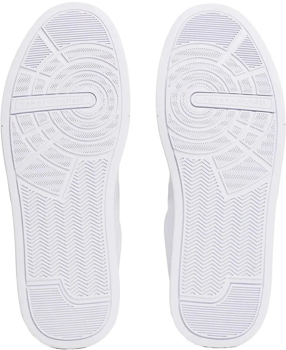 Tommy Hilfiger Court Leather Heren Sneakers - Wit - Maat 42 - afbeelding 6 van 6
