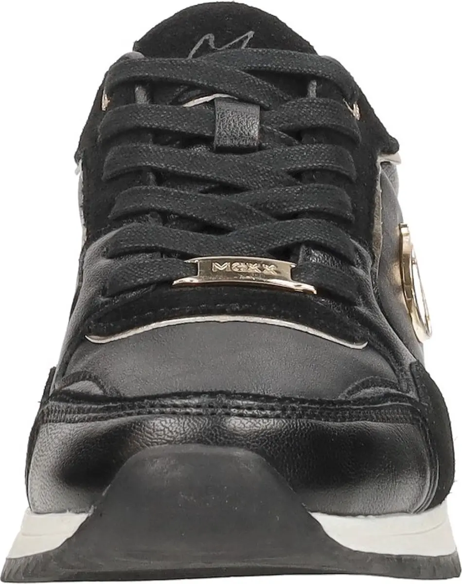 Mexx Plixy Ellen Sneaker MIKE1007043W.1111 - Maat 36 - Zwart/Goud - afbeelding 2 van 6
