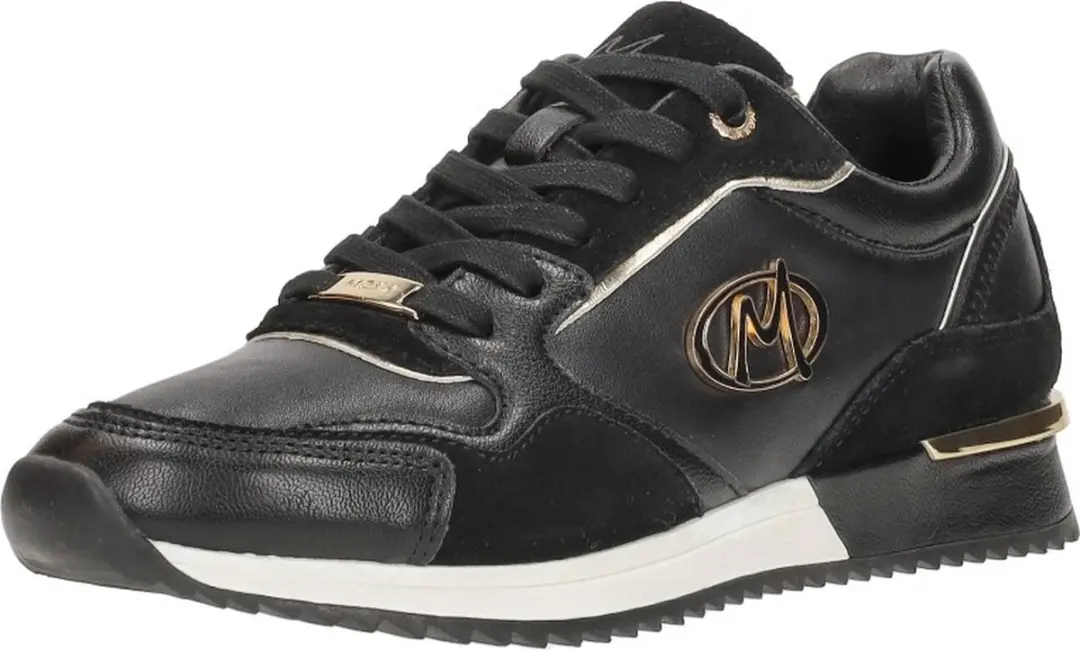 Mexx Plixy Ellen Sneaker MIKE1007043W.1111 - Maat 36 - Zwart/Goud - afbeelding 4 van 6