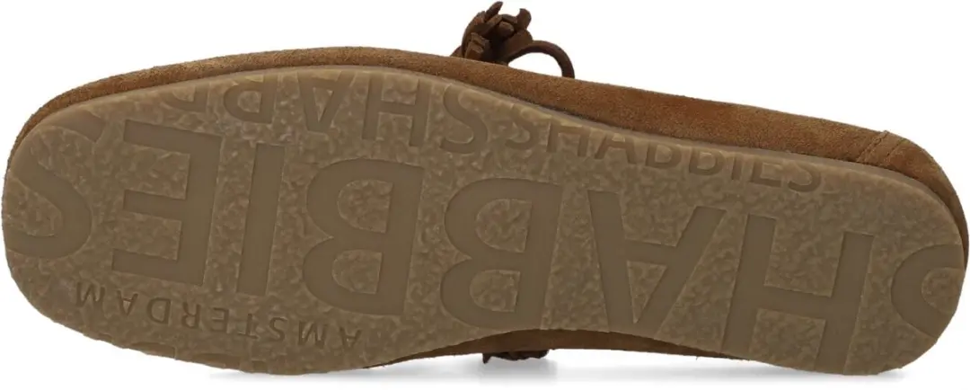 Shabbies Amsterdam Ciska Mocca Mocassin Suède - Cognac - afbeelding 5 van 6