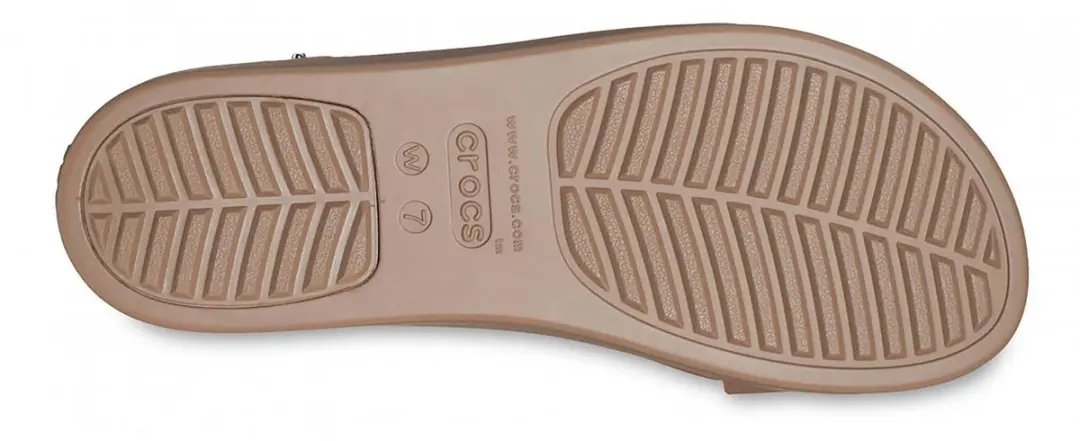 Crocs Brooklyn - Sandalen - Lage Hiel - Latte - Mushroom