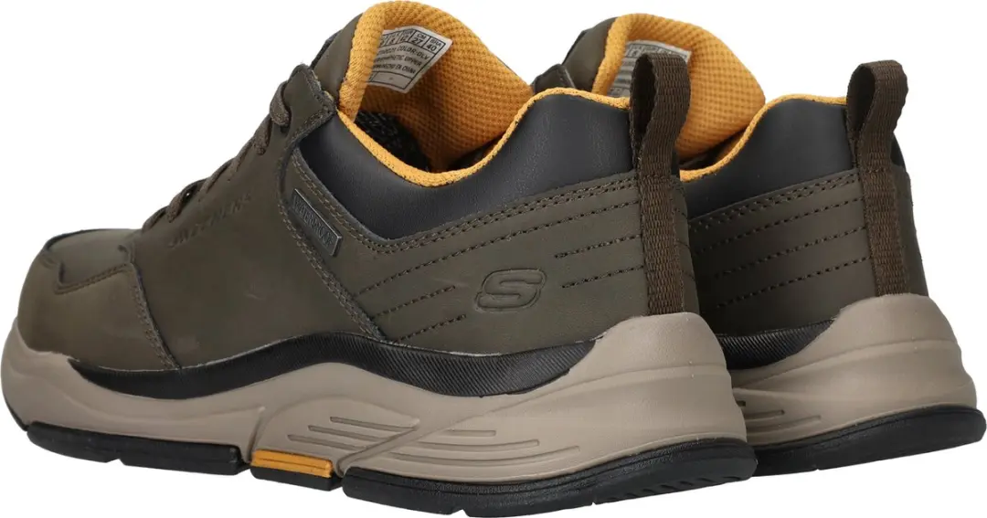 Skechers Benago Hombre Waterproof Wandelschoenen - Groen - afbeelding 6 van 6