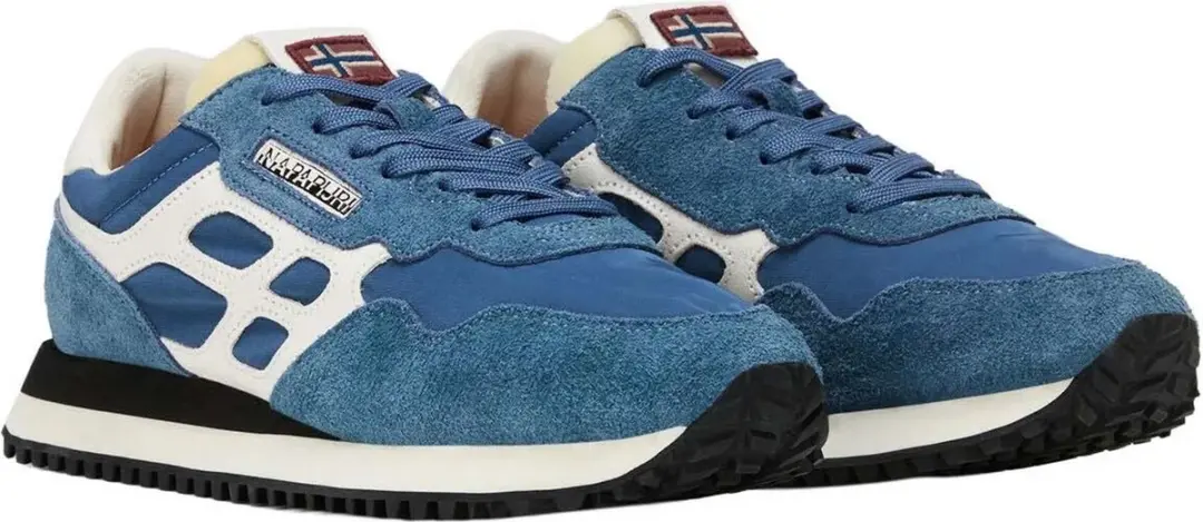 Napapijri Heren Element Suede Sneakers Blu Marine