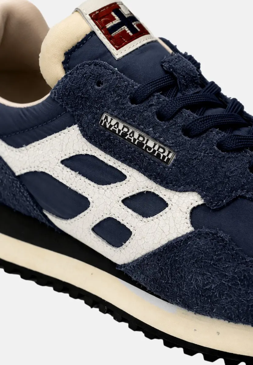 Napapijri Heren Element Suede Sneakers NP0A8B9H - 44 - Blauw - afbeelding 2 van 6
