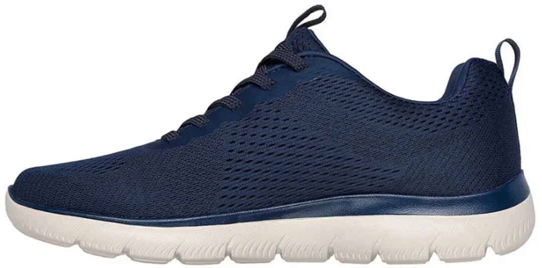 Skechers Summits Eckler Slip-ins Sneakers - Navy/Orange - afbeelding 5 van 6