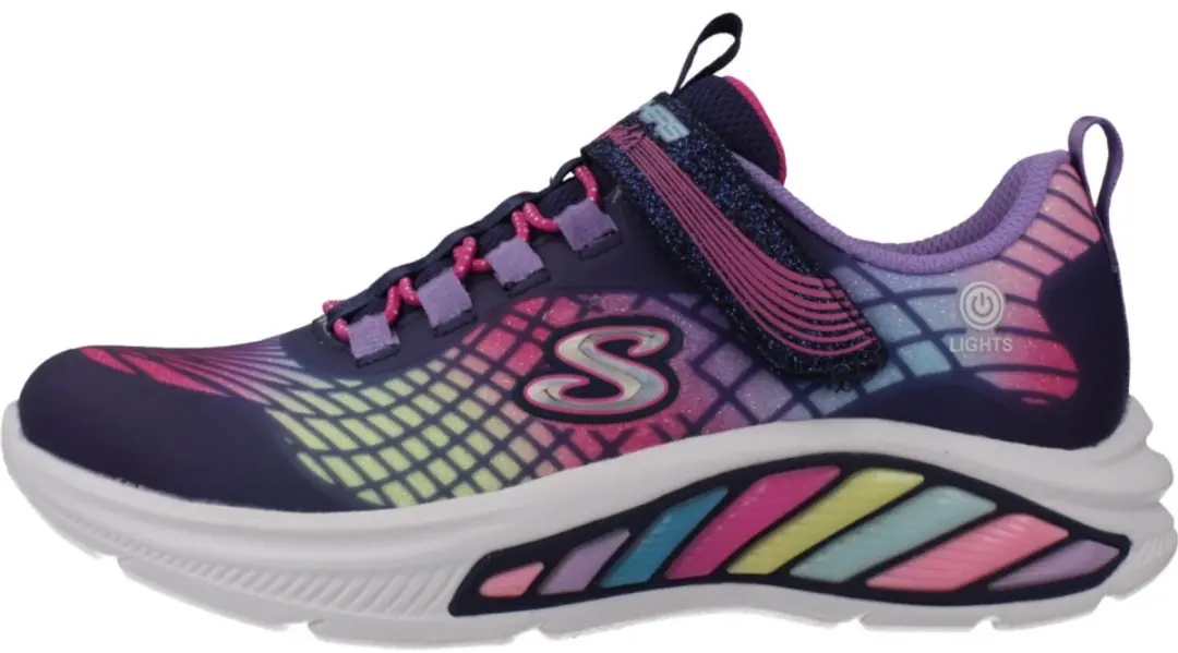 Skechers Rainbow Cruisers Meisjes Sneakers 032214 - Navy - afbeelding 2 van 6