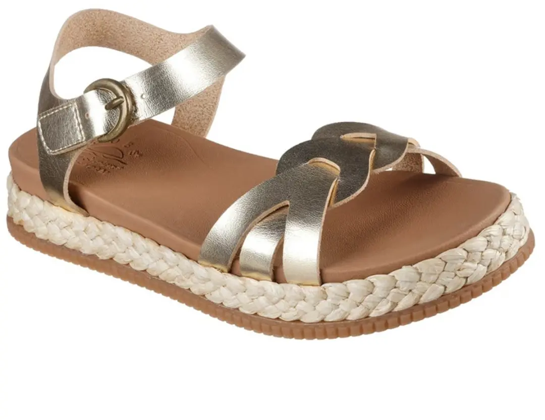 SKECHERS BOB'S WOMENS 114736-GLD, 114736-GLD, Female, Multicolor