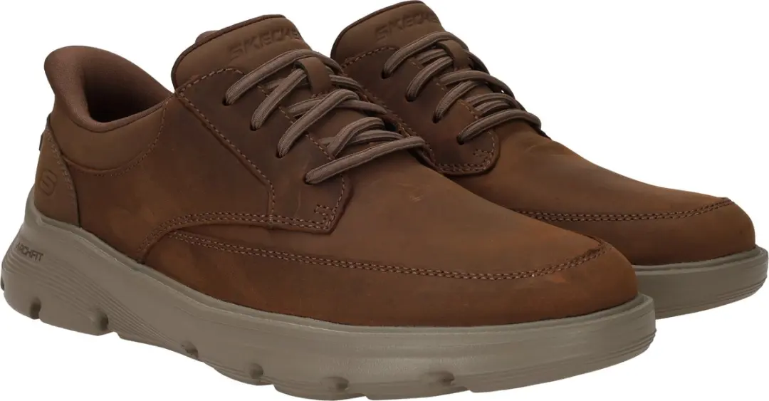 Skechers Arch Fit Garza Rowan Heren Instappers 321208 - Bruin - afbeelding 4 van 6
