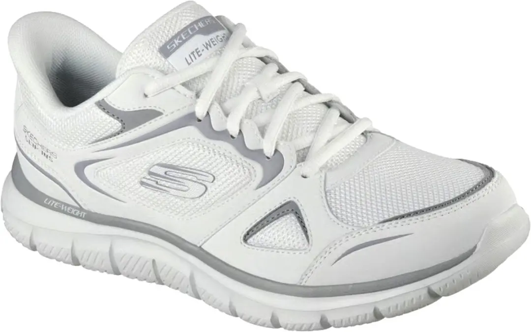 Skechers Heren Slip-ins Track Ezral Sneaker 233039 WGY White Grey