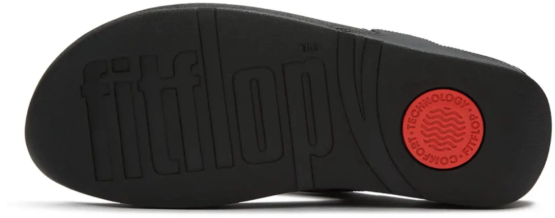 FitFlop Lulu Bold Crystals teenslippers ZWART