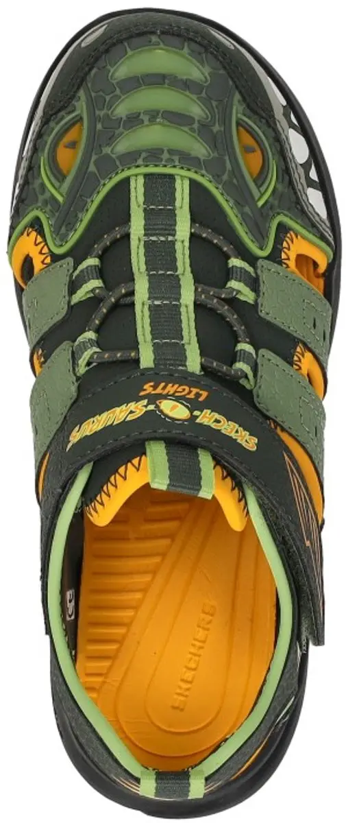 Skechers RAZOR SPLASH-RAPTOR QUEST Jongens Sandalen - Olijf - afbeelding 4 van 6