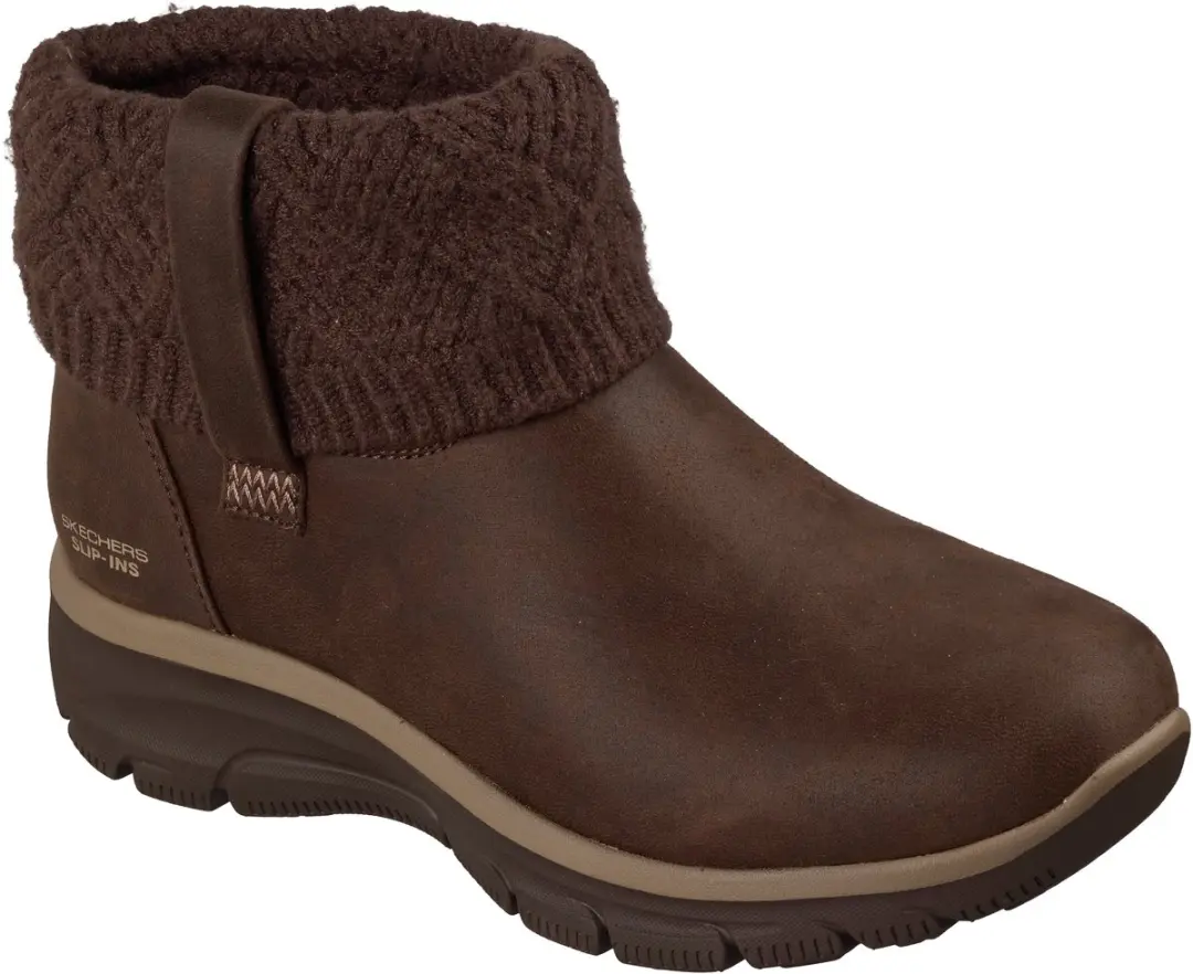 Skechers EASY GOING - COZY WEATHER 4 Dames Instappers - Chocolate - afbeelding 4 van 6