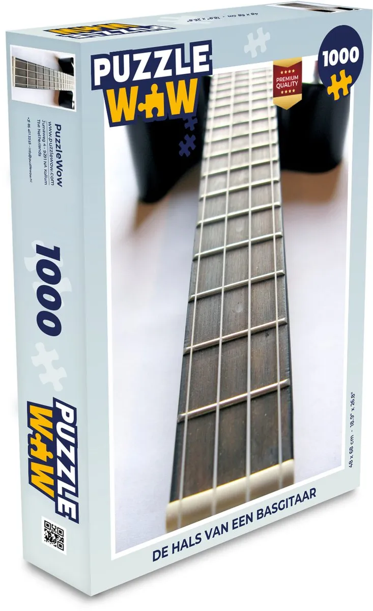 PuzzleWow Basgitaar Puzzel 1000 Stuks