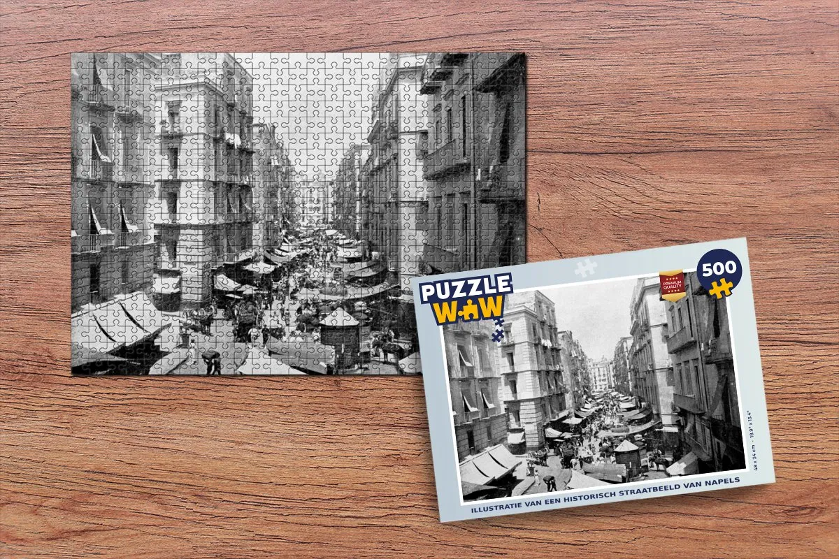 PuzzleWow Napels Legpuzzel 500 Stuks