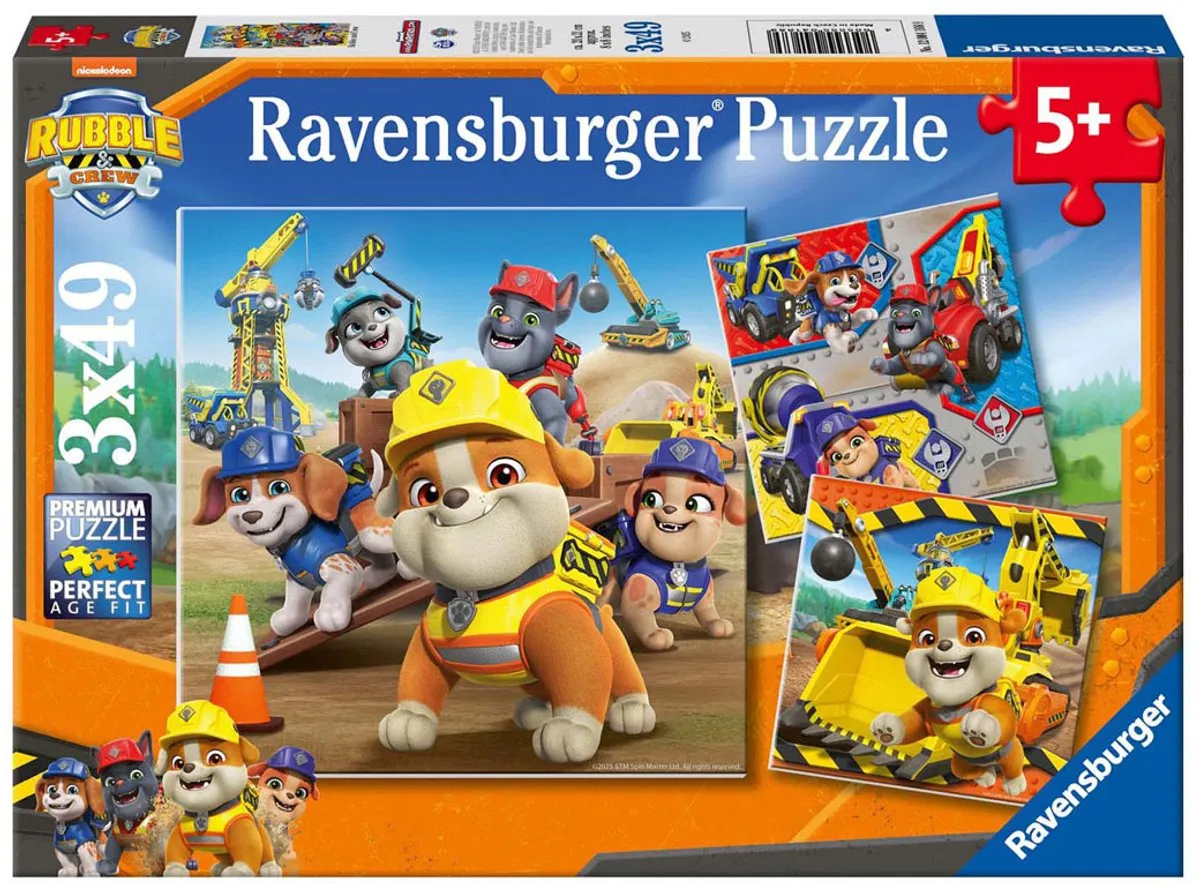 Ravensburger Rubble & Crew Legpuzzel 49 Stuks - Multicolor