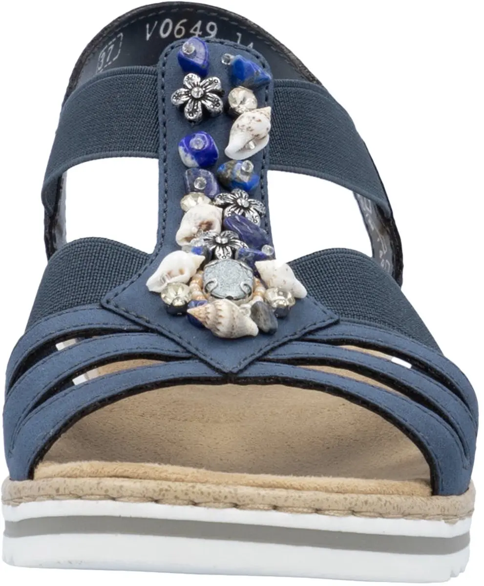 Rieker Dollaro Sandalen - Blauw - 38 - afbeelding 4 van 6