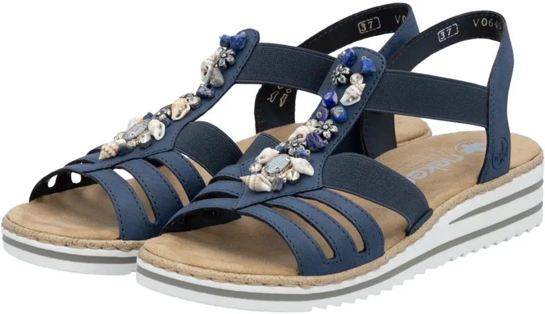 Rieker Dollaro Sandalen - Blauw - 38 - afbeelding 5 van 6