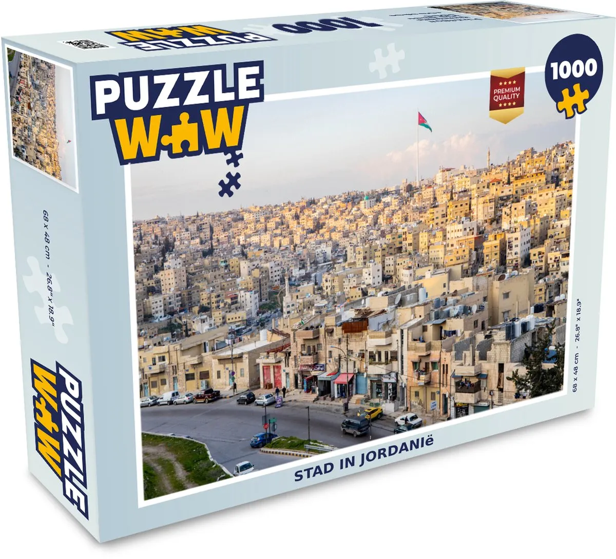 PuzzleWow Jordanië Legpuzzel 1000 Stuks