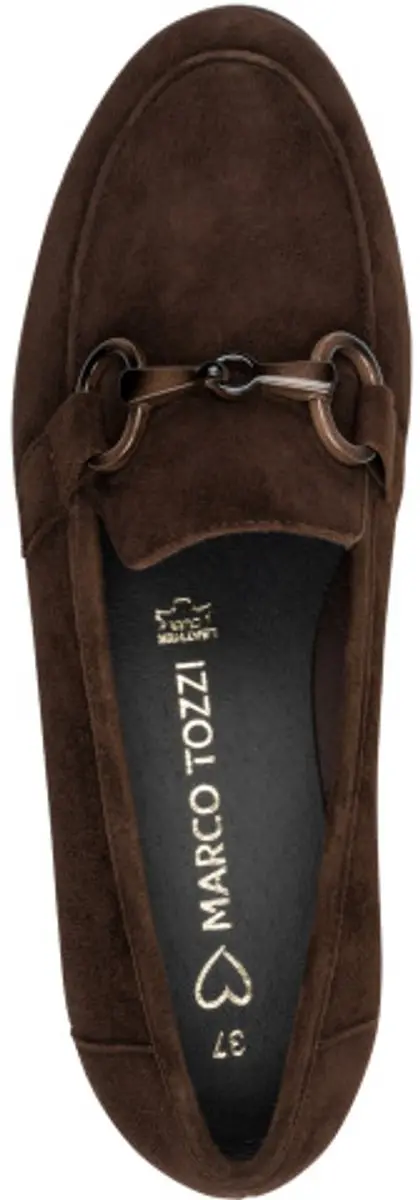 Marco Tozzi 2-24245-47 Dames Instapper - Bruin Suede - afbeelding 4 van 6