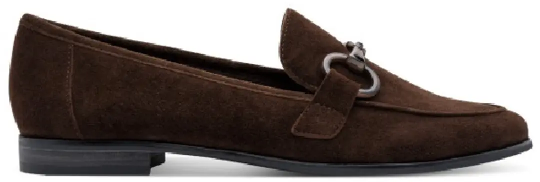 Marco Tozzi 2-24245-47 Dames Instapper - Bruin Suede - afbeelding 2 van 6
