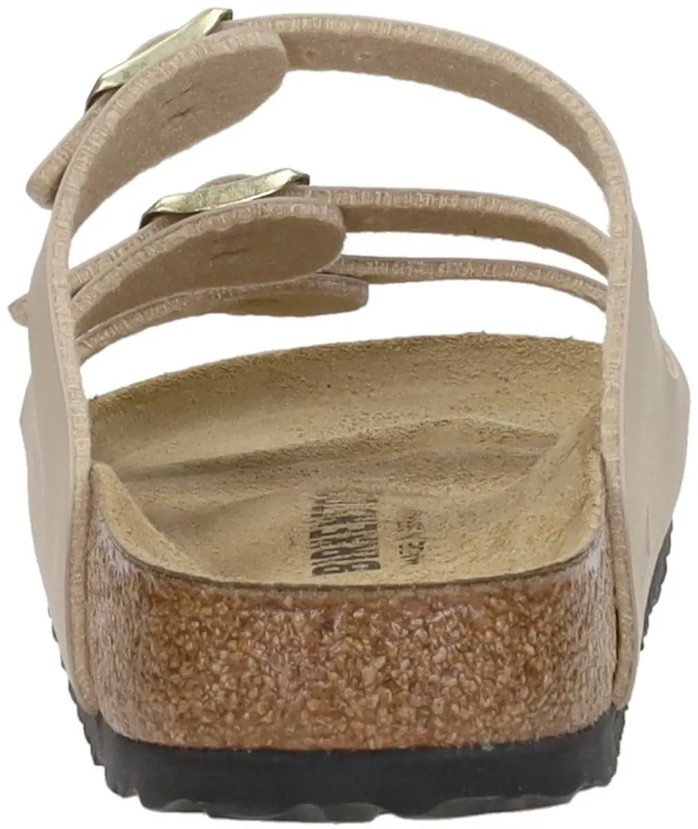 Birkenstock FLORIDA SANDCASTLE BF - Dames slippers - Kleur: Wit/beige - Maat: 38 - afbeelding 5 van 6
