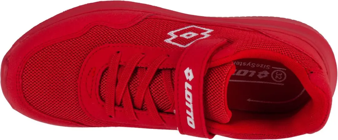 Lotto CONNECT OC K Lage Kindersneaker 2600001K - Rood/Wit