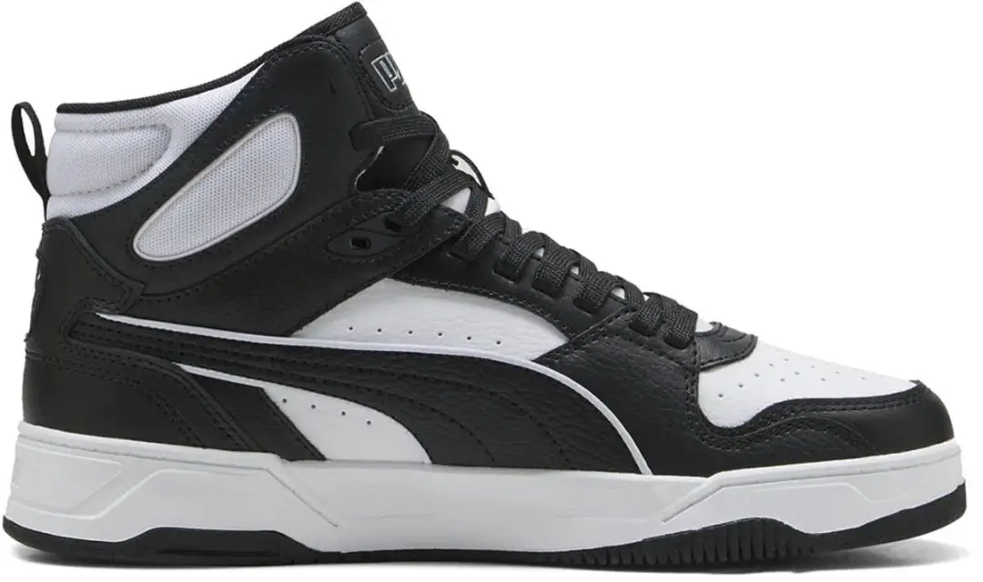 PUMA RBD Break Mid Sneakers Heren - 46 - Wit/Zwart - afbeelding 4 van 6