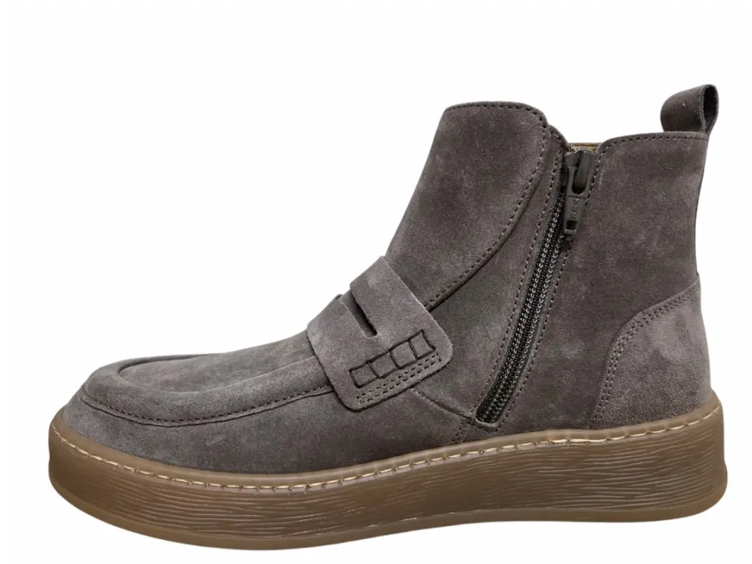 Gabor 8055.04.003 Enkellaarzen - Taupe Suede - 40