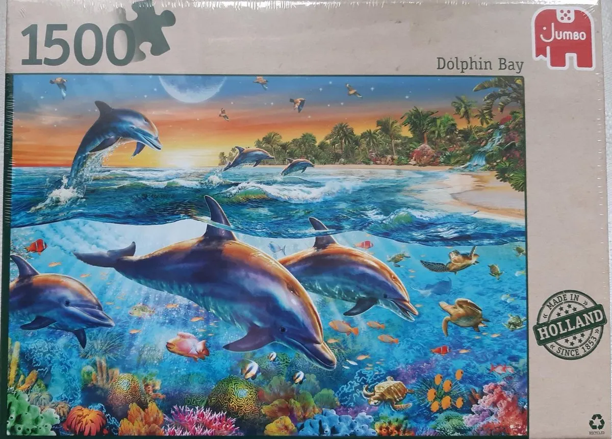 Jumbo Puzzel Dolphin Bay 1500 Stuks