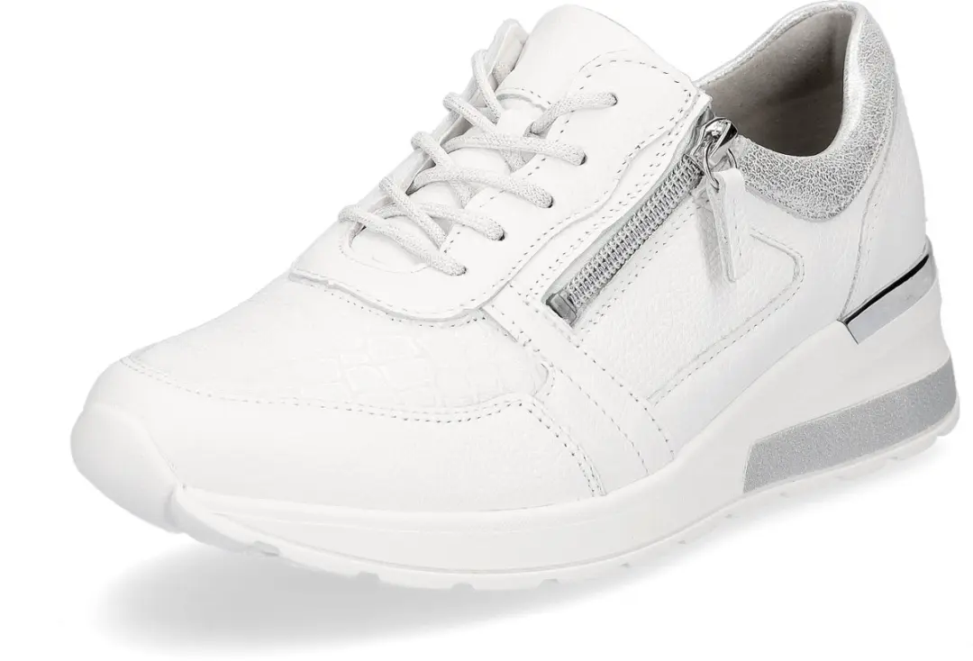 Waldläufer dames sportschoenen wit zilver 4.5