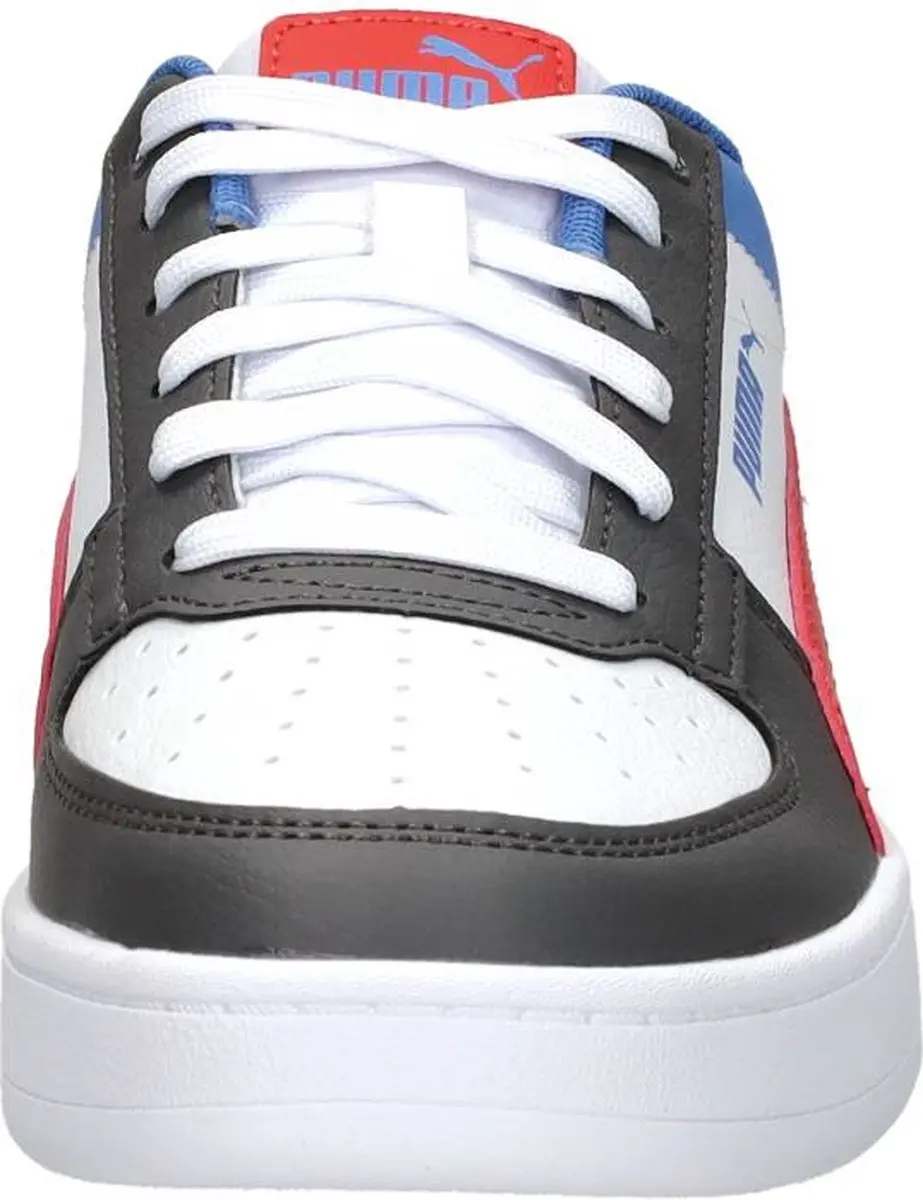 PUMA Caven 2.0 Block Sneakers Junior - Grijs/Wit/Rood - afbeelding 3 van 6