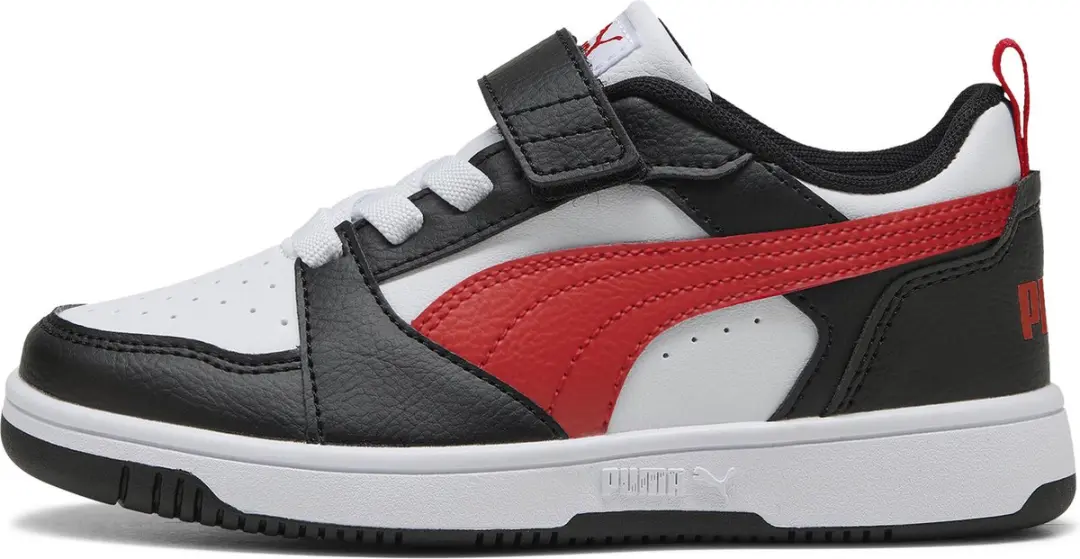 PUMA Rebound V6 Lo AC+ PS Sneakers - Witte/Rode/Zwarte mix - afbeelding 5 van 6