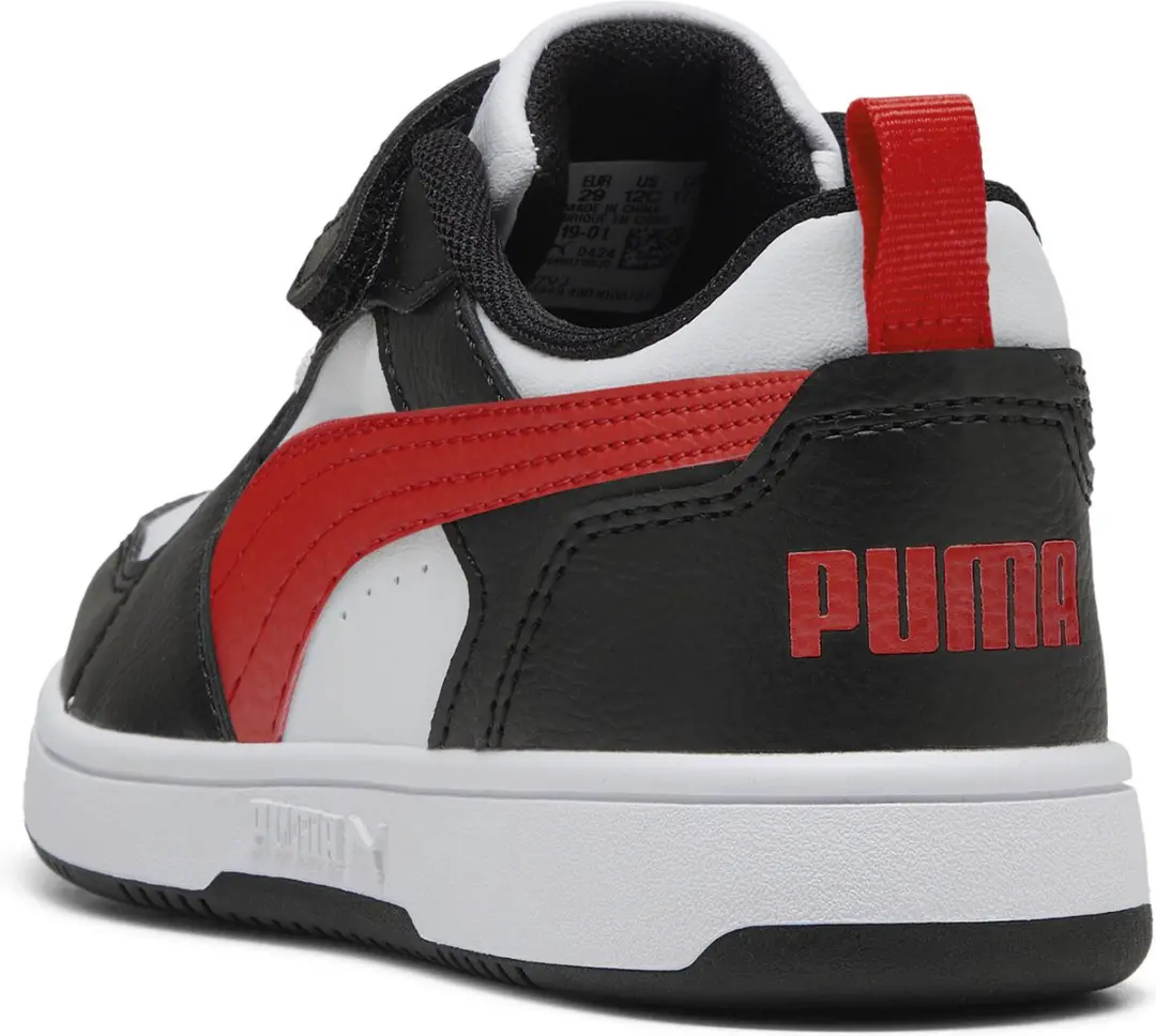 PUMA Rebound V6 Lo AC+ PS Sneakers - Witte/Rode/Zwarte mix - afbeelding 4 van 6