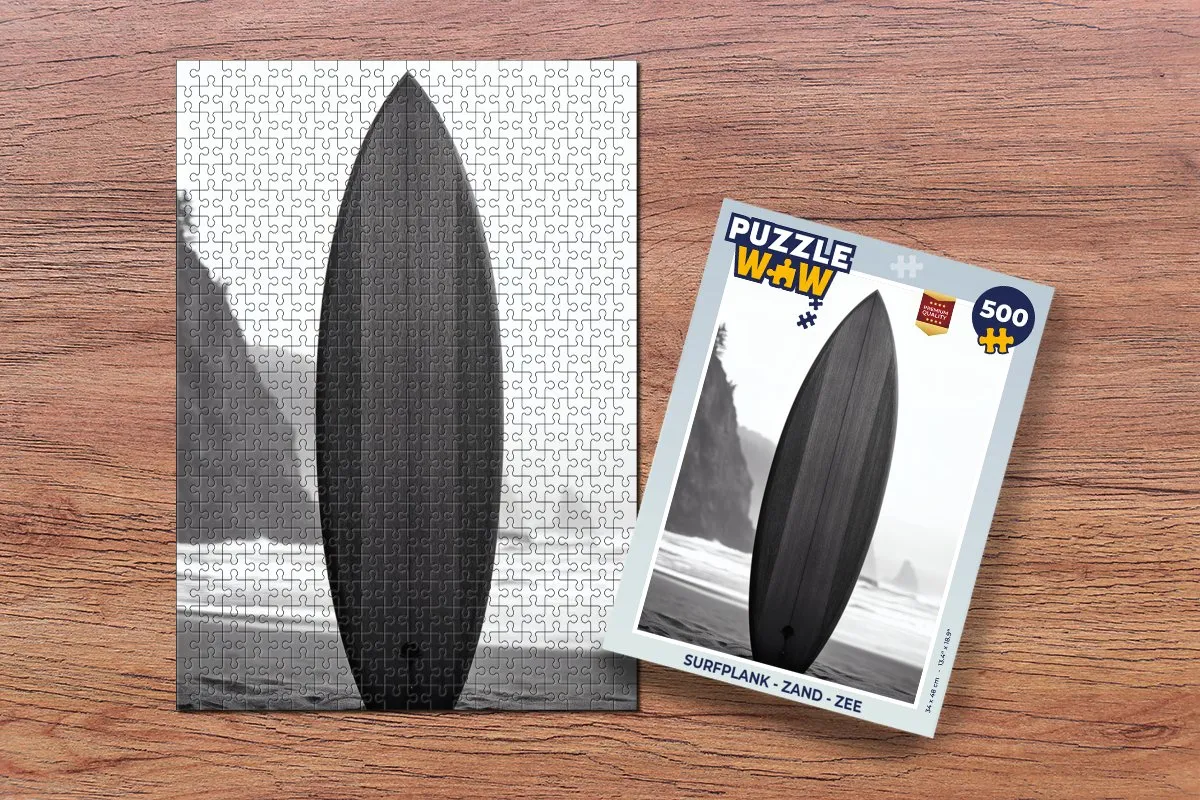 PuzzleWow Surfplank Puzzel 500 Stuks - Zee